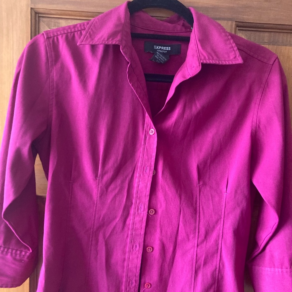 Express blouse hot pink